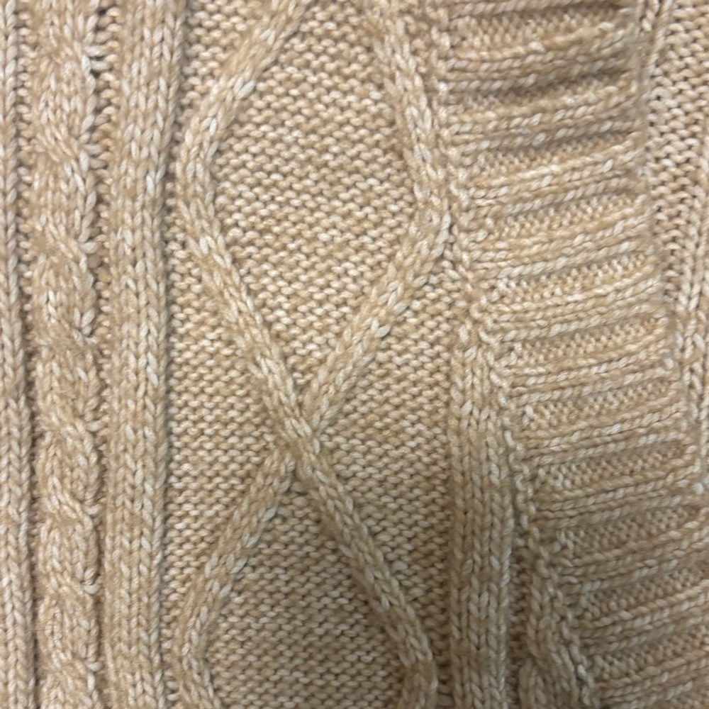 Tan V-Neck Sweater Vest - Picture 3 of 3
